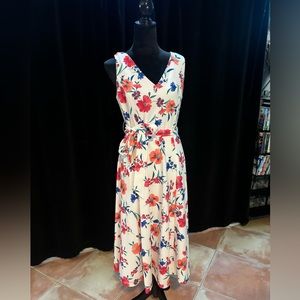 Flower patterned Calvin Klein dress